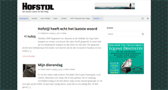 Desktop Screenshot of hofstijl.nl