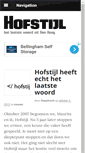 Mobile Screenshot of hofstijl.nl