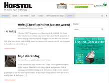 Tablet Screenshot of hofstijl.nl